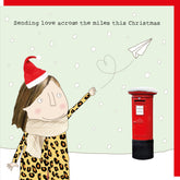 Rosie Made A Thing Christmas — “Sending Love Across The Miles This Christmas” Card